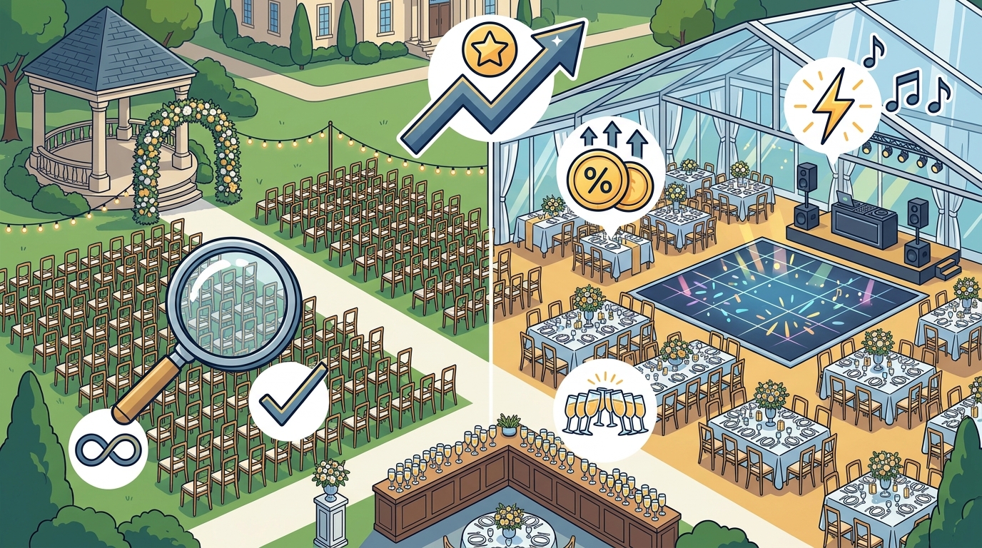Large Guest Count Wedding Venue: 7 Key Advantages