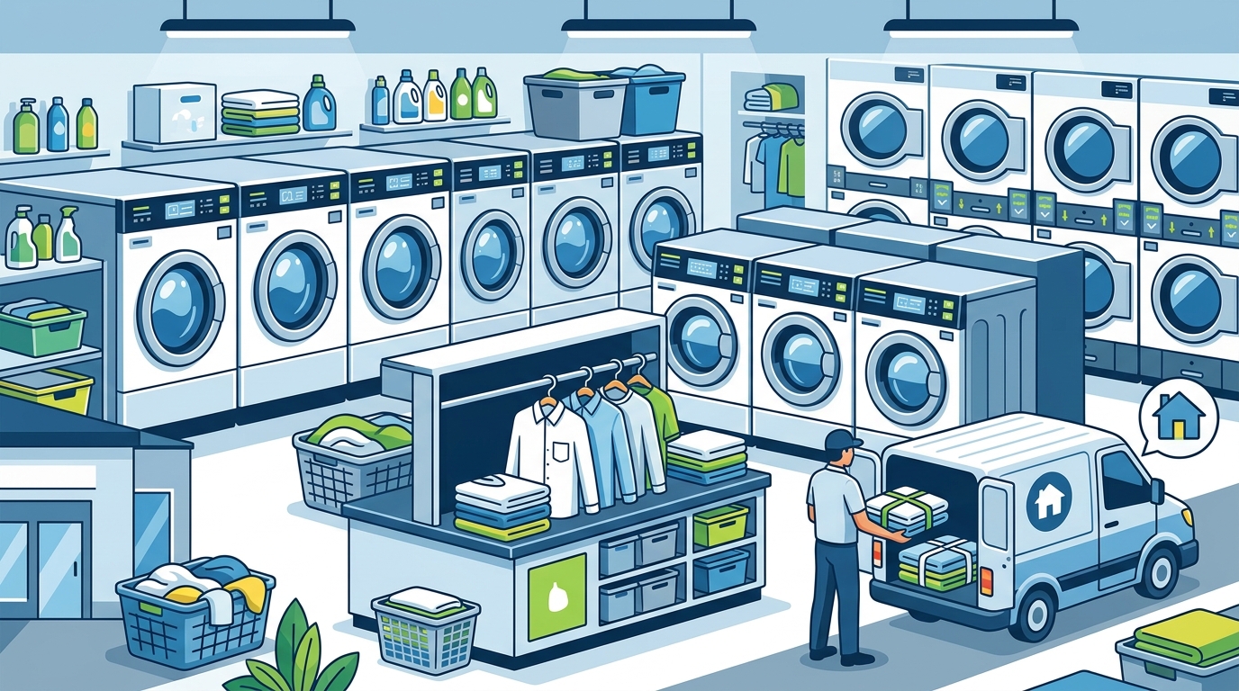 Large Full-Service Laundromat Near Shoreline WA