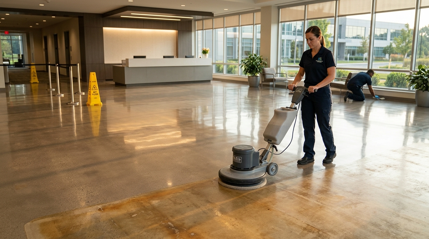Commercial Floor Stripping and Waxing: Step-by-Step Guide
