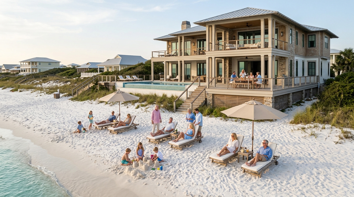 Best Vacation Rentals for Large Families in South Walton, FL