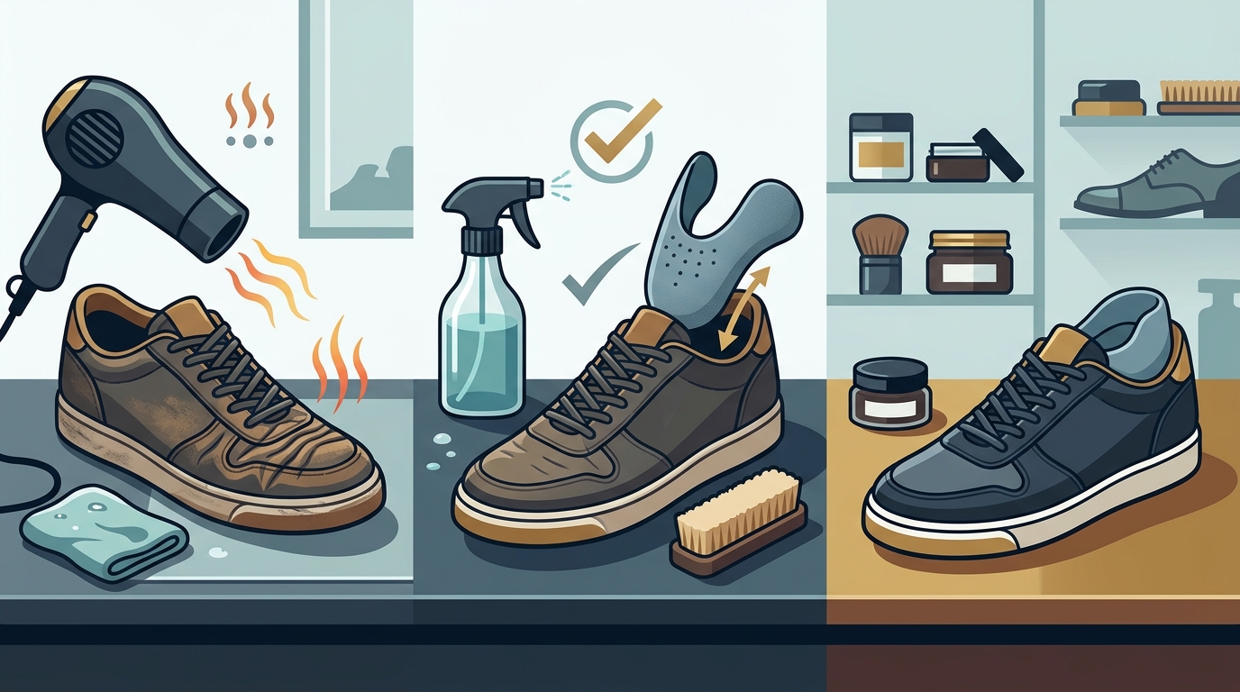 How to Remove Creases From Old Shoes Without Damage
