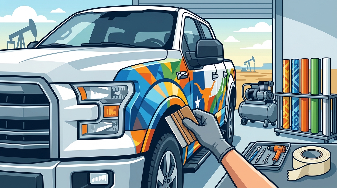 Reliable Vehicle Wrap Service in Texas: What to Look For