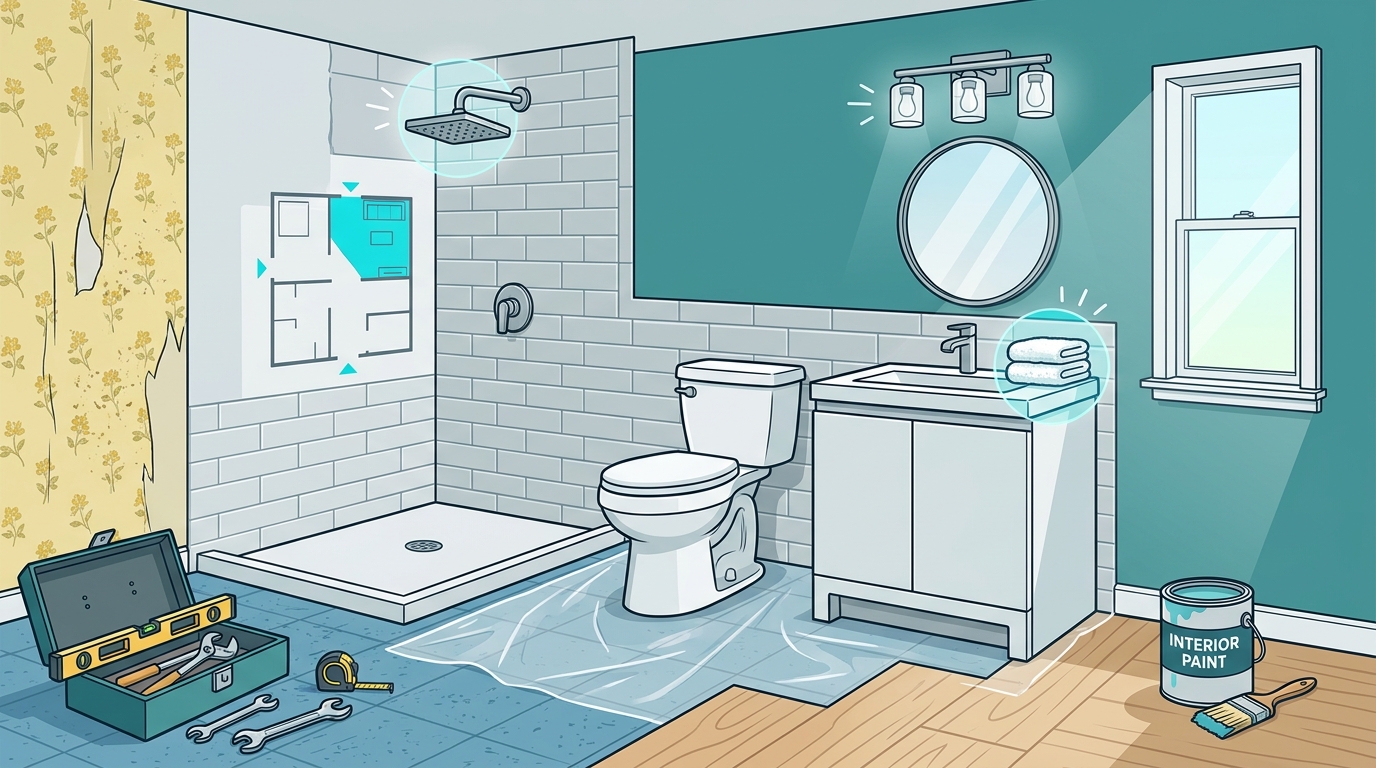 Budget Bathroom Remodeling Options in Fresno, CA