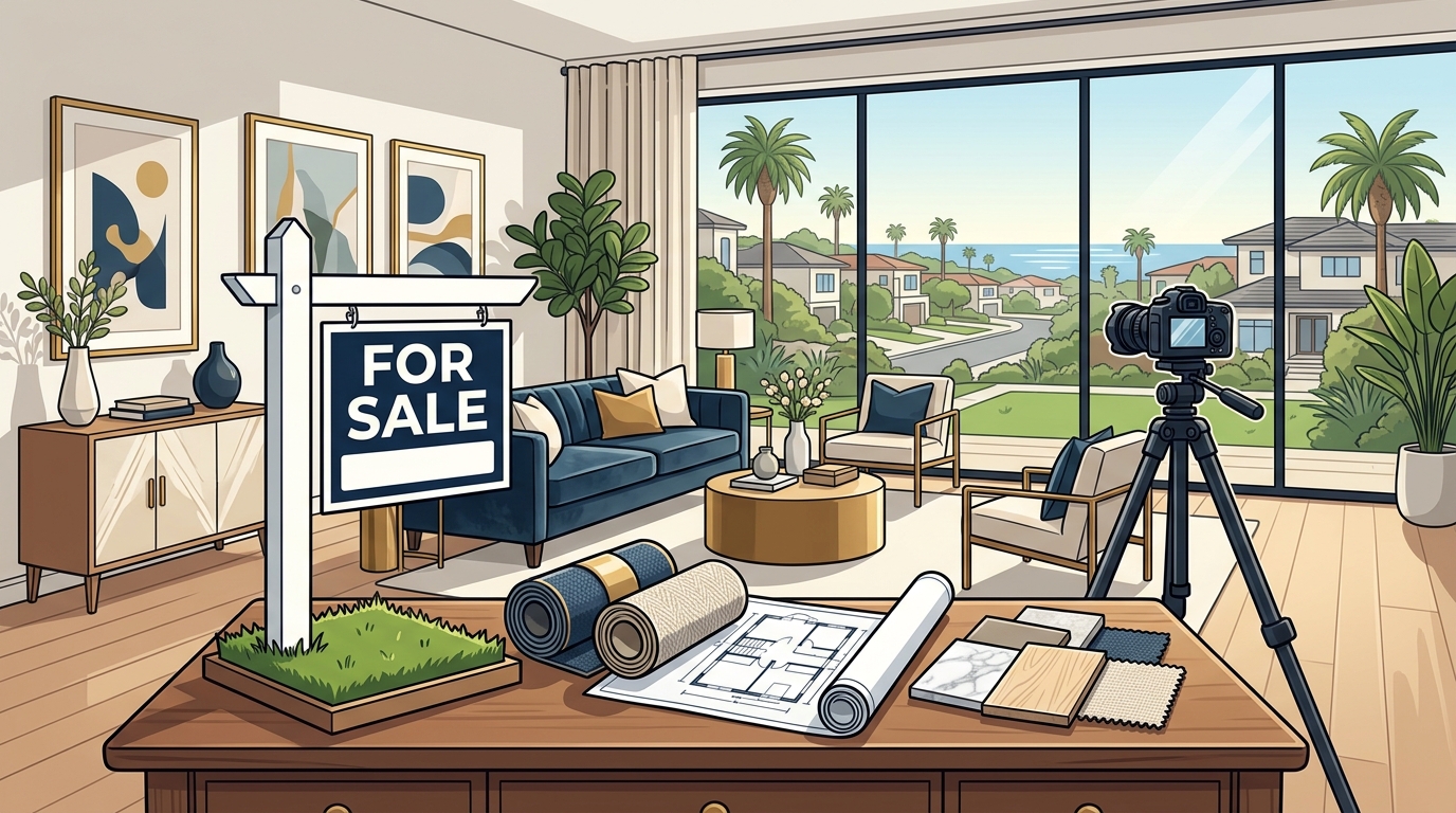 Real Estate Agent in North Tustin & Newport Beach for Staging