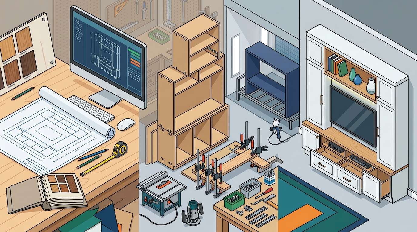 Custom Entertainment Center Process: A Step-by-Step Guide