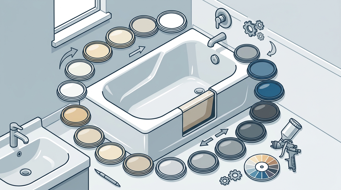 Bathtub & Sink Refinishing Color Options Explained