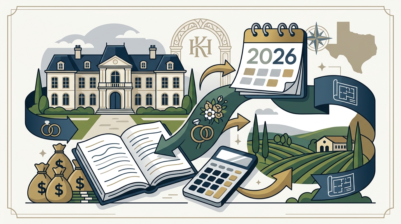 Luxury Wedding Venue Cost in Texas: 2026 Pricing Guide