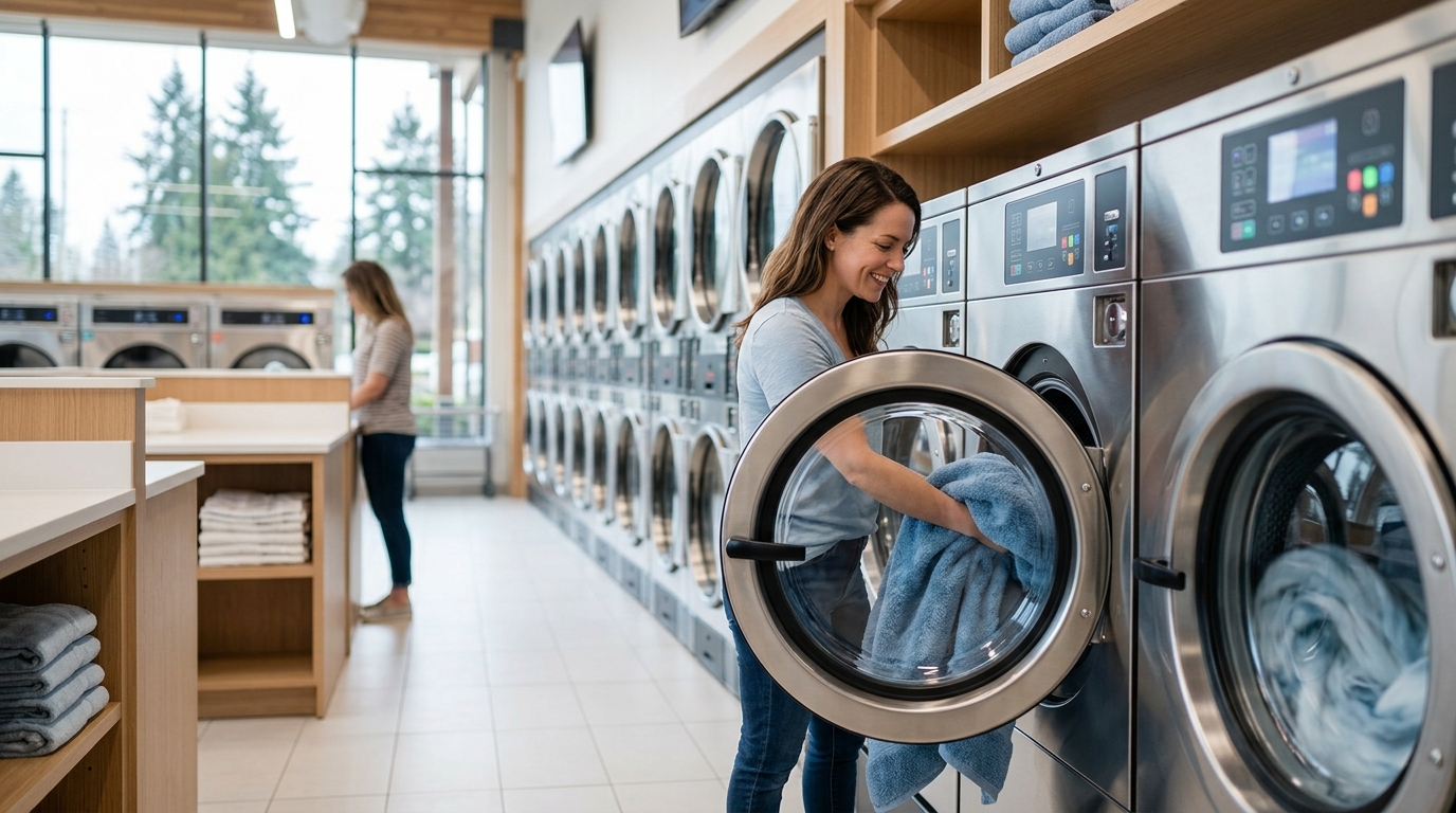 Large Full-Service Laundromat Near Shoreline WA