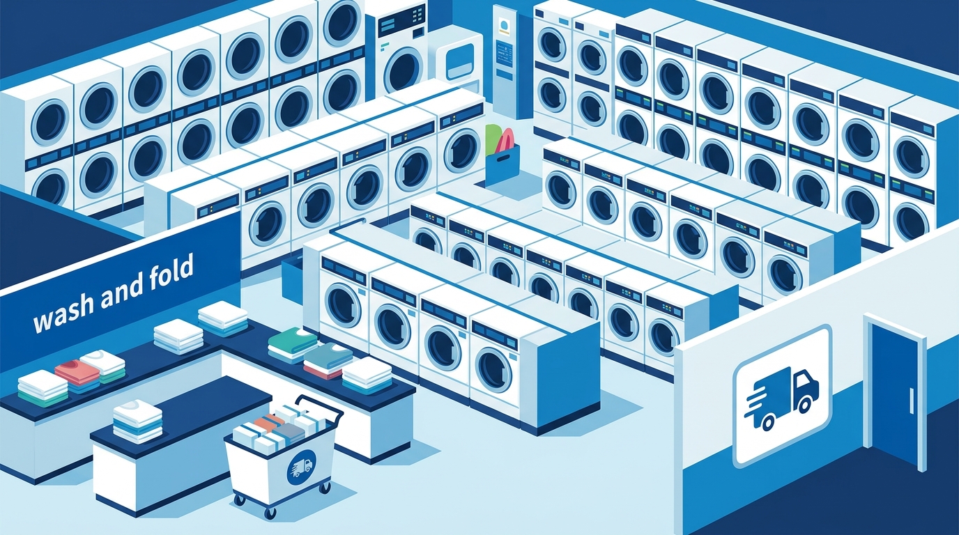 Large Full-Service Laundromat Near Shoreline WA