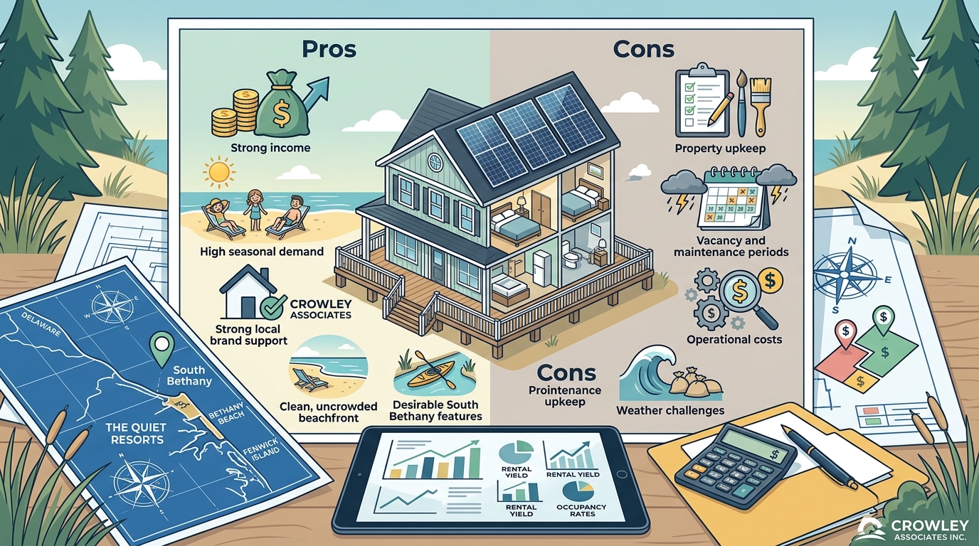 Pros and Cons of Buying a Vacation Rental in South Bethany