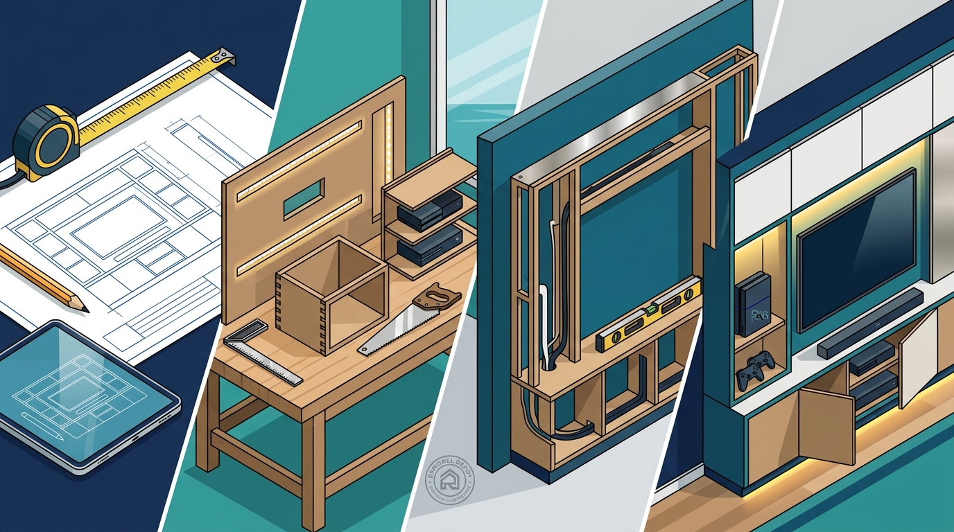 Custom Entertainment Center Process: A Step-by-Step Guide