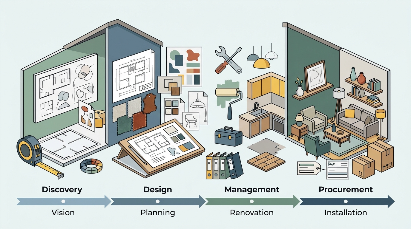 Full-Service Residential Interior Design Process Explained