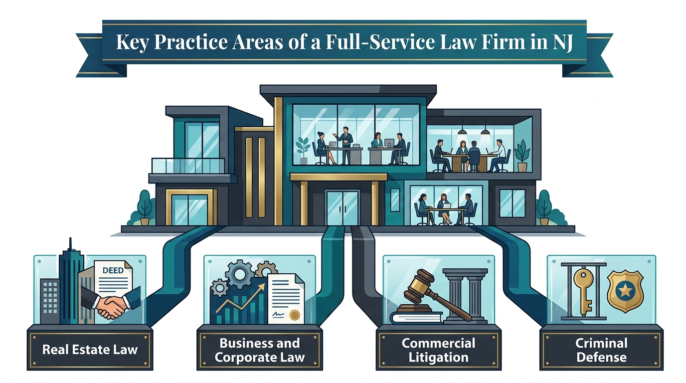 Key Practice Areas of a Full-Service Law Firm in NJ