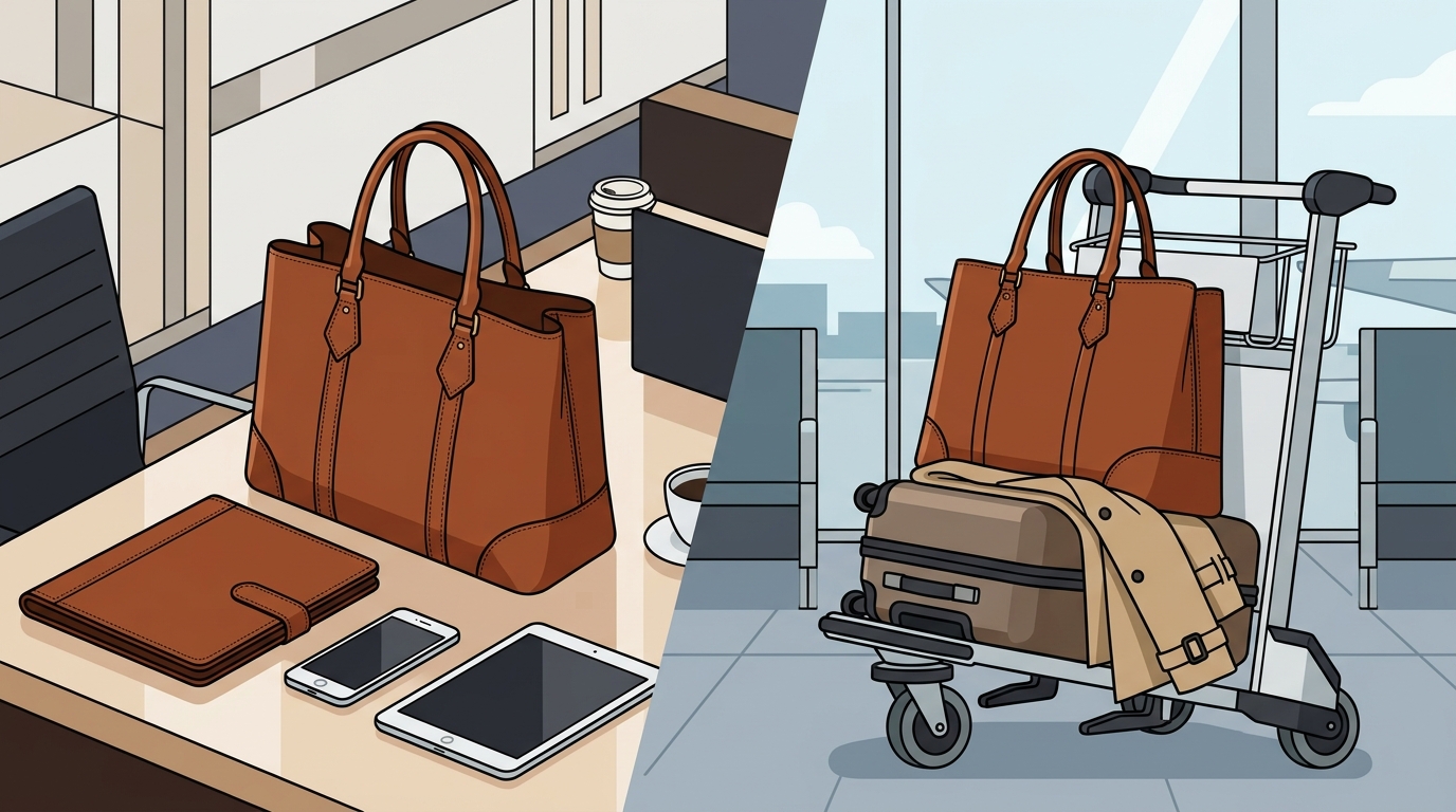 Versatile Leather Tote Bags for Work and Travel: A Buyer's Guide to Finding the Perfect Dual-Purpose Bag