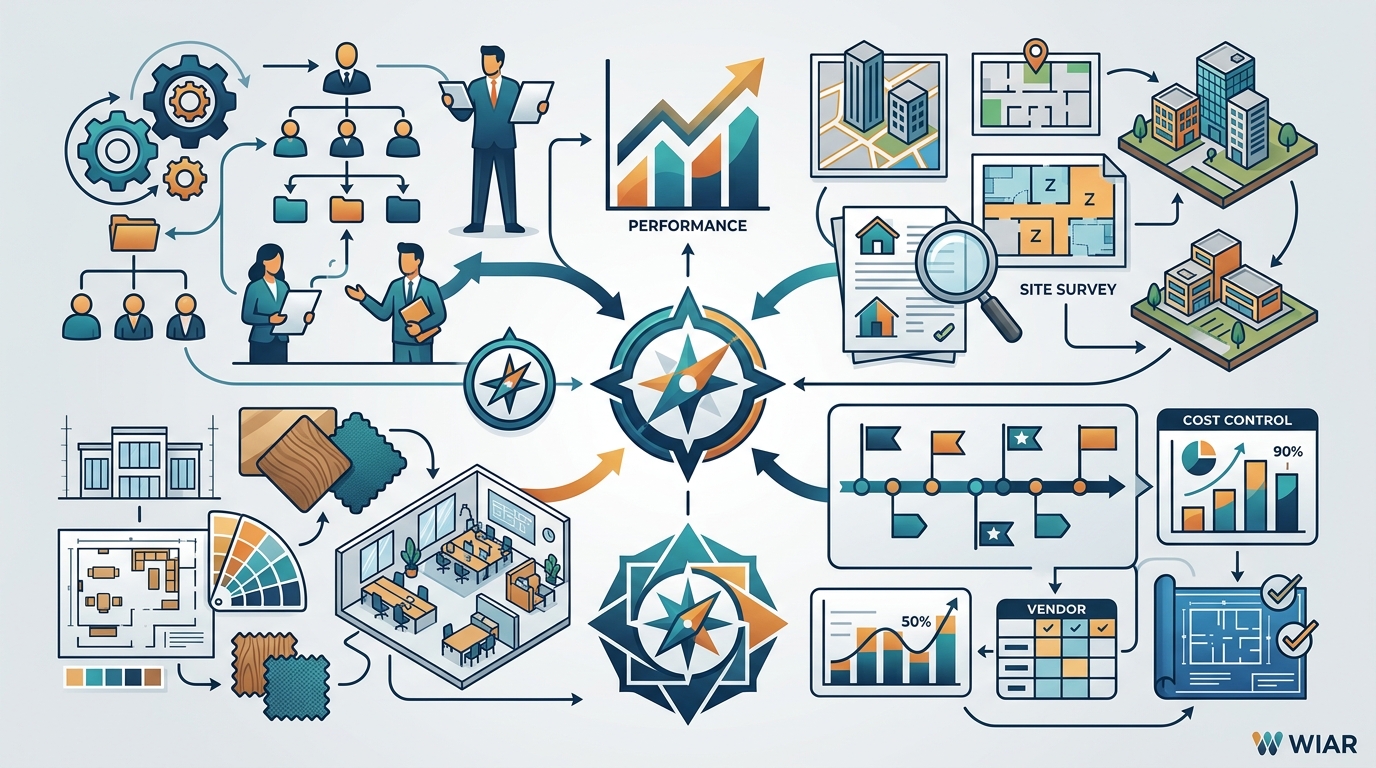 Which Firms Advise on Workplace Transformation, Real Estate Planning, and Interior Design?