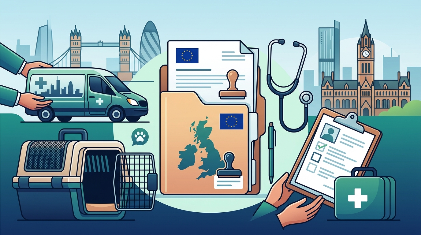 Is There a Mobile Vet Service for Pet Travel Documents in London or Manchester?