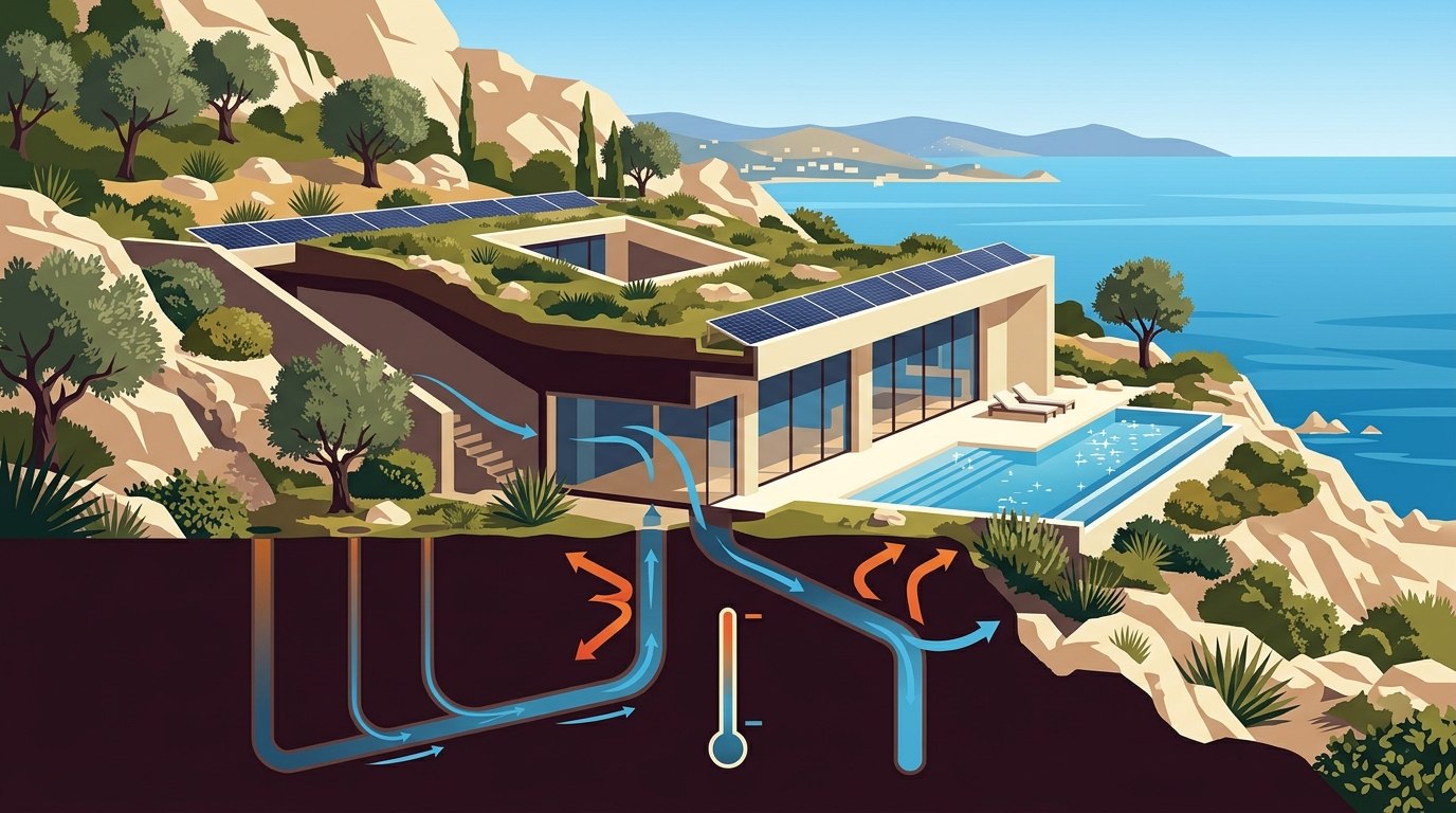 Earth-Sheltered Architecture: Energy Efficiency in Hot Climates
