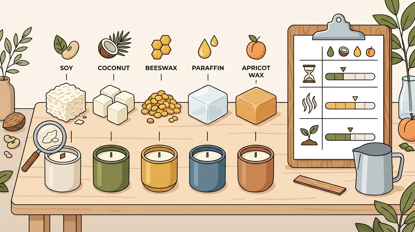 How to Choose the Right Wax for Your Candle Project