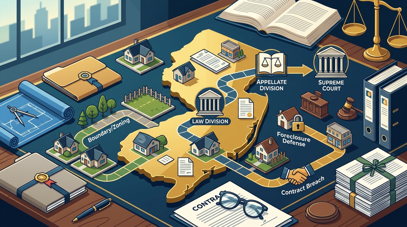 NJ Real Estate Litigation: Navigating the Court System