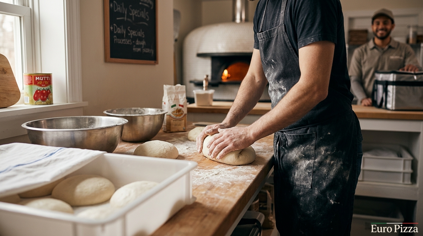Pizzeria That Makes Dough From Scratch in Briarcliff Manor