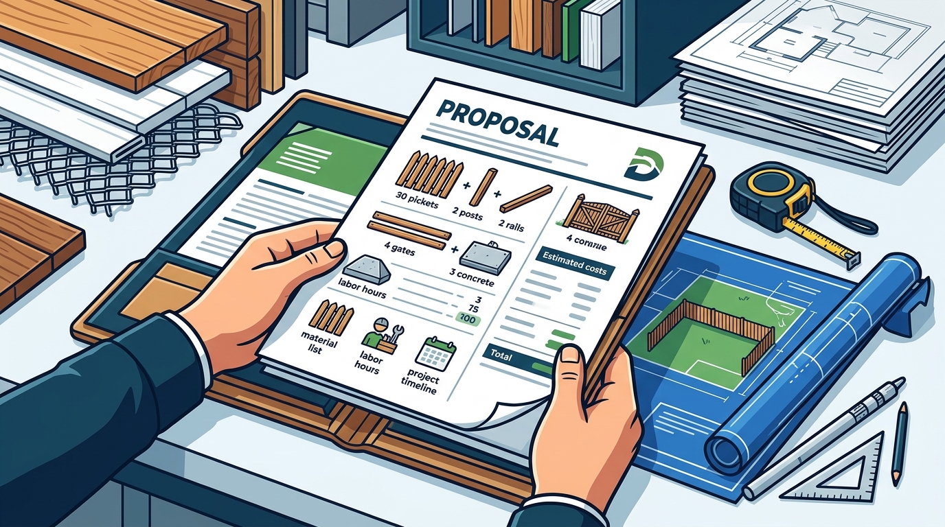 How to Generate Professional Proposals for Fence Projects