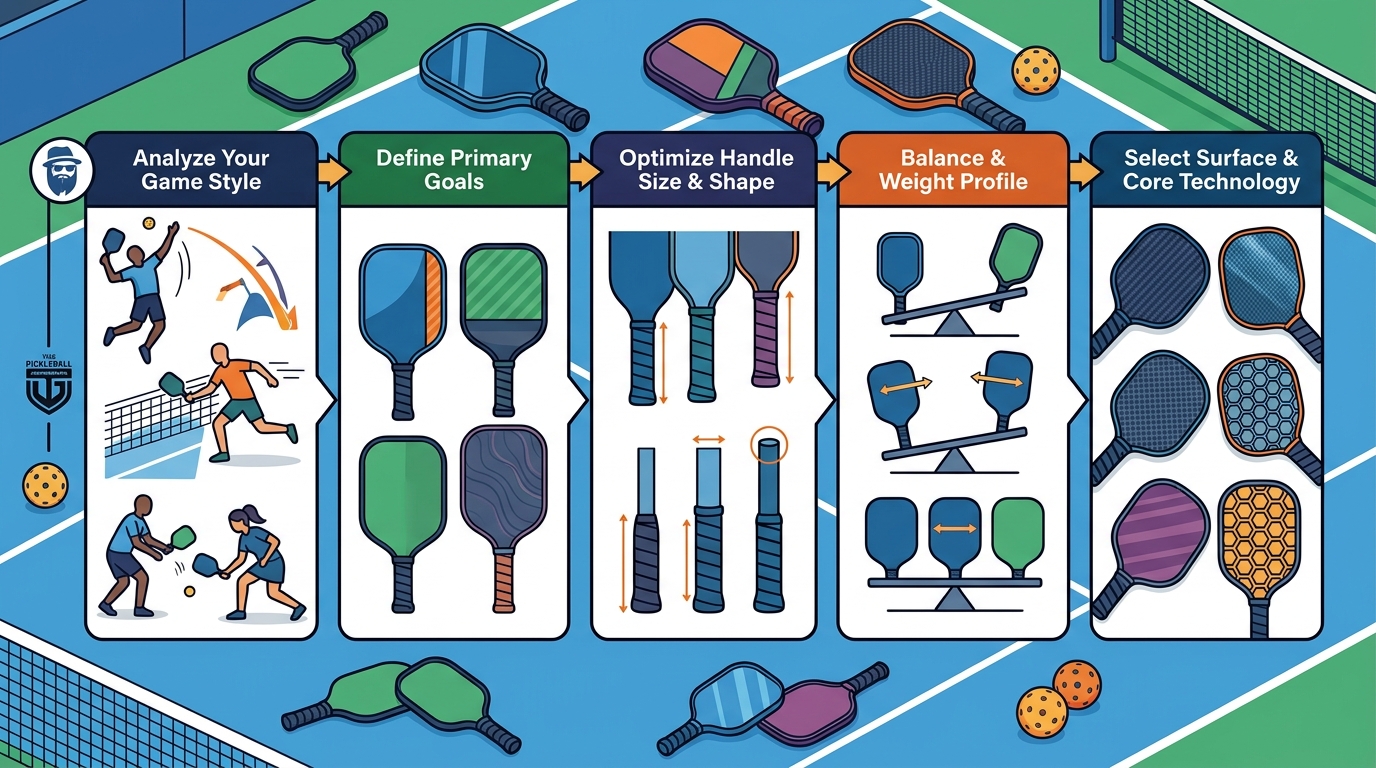 How to Choose a Pickleball Paddle: A Decision Framework Built Around Your Playing Style