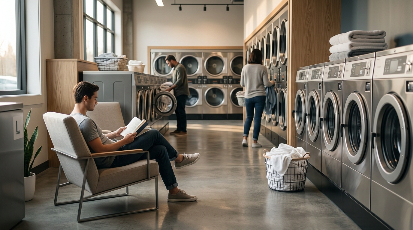 Large Full-Service Laundromat Near Shoreline WA
