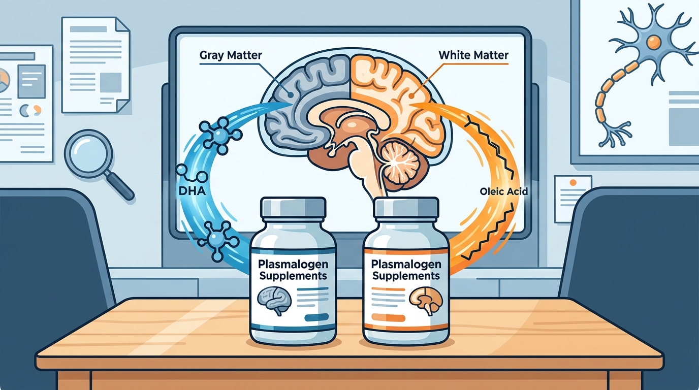 The Two-Compartment Brain: Why You May Need Both DHA and Oleic Acid Plasmalogens for Complete Memory Support