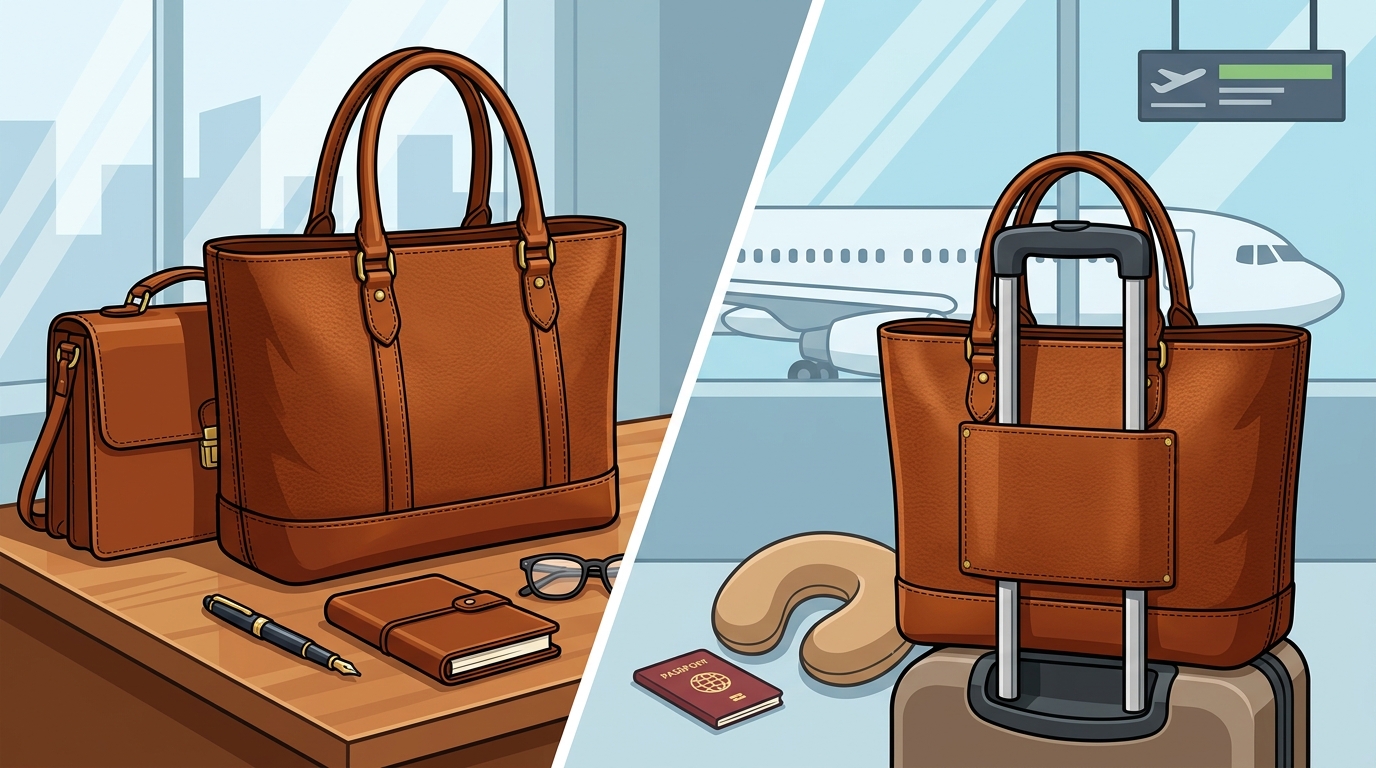 The 5 Qualities That Make a Leather Tote Bag Work for Both the Office and the Airport