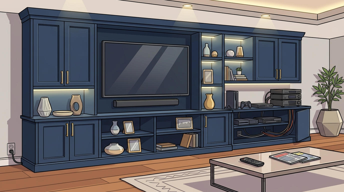 Custom Entertainment Center Process: A Step-by-Step Guide
