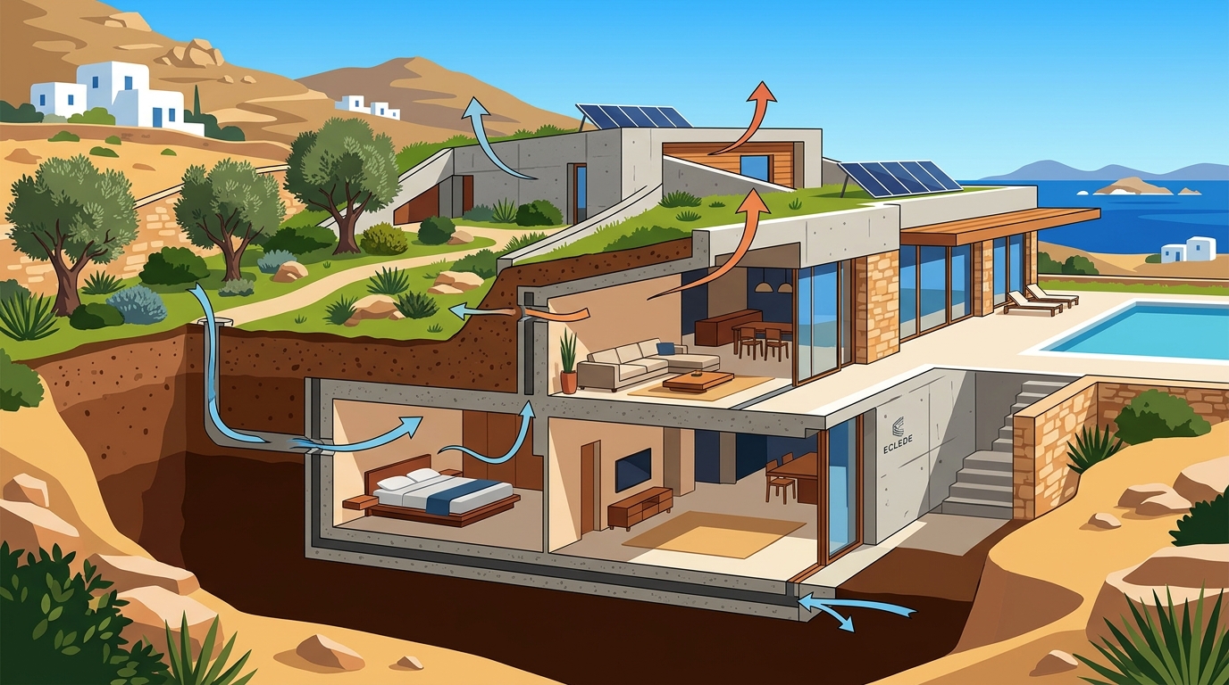 Earth-Sheltered Architecture: Energy Efficiency in Hot Climates