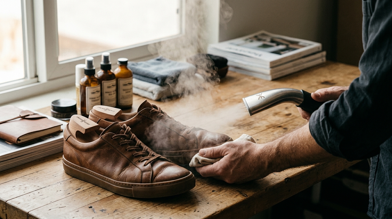 How to Remove Creases From Old Shoes Without Damage