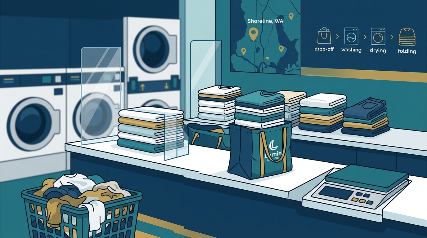 Wash Dry and Fold Drop-Off Laundry in Shoreline WA