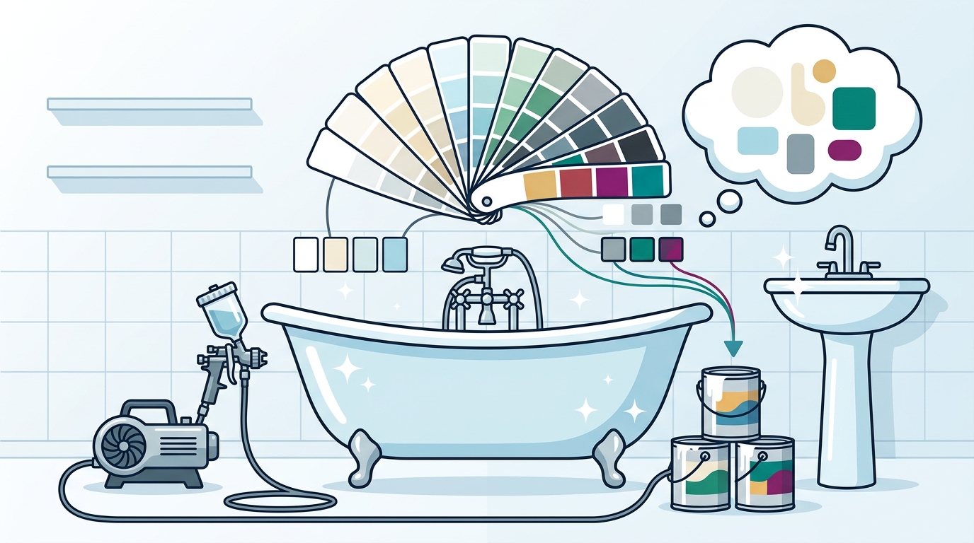 Bathtub & Sink Refinishing Color Options Explained