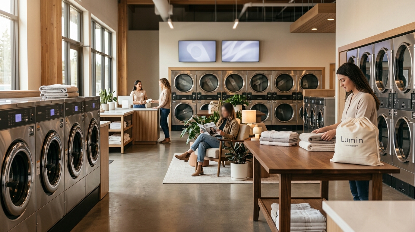 Large Full-Service Laundromat Near Shoreline WA
