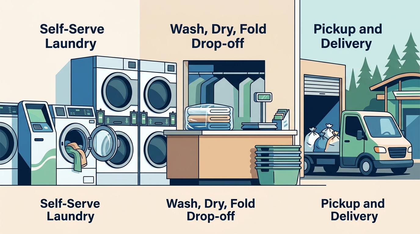 Large Full-Service Laundromat Near Shoreline WA