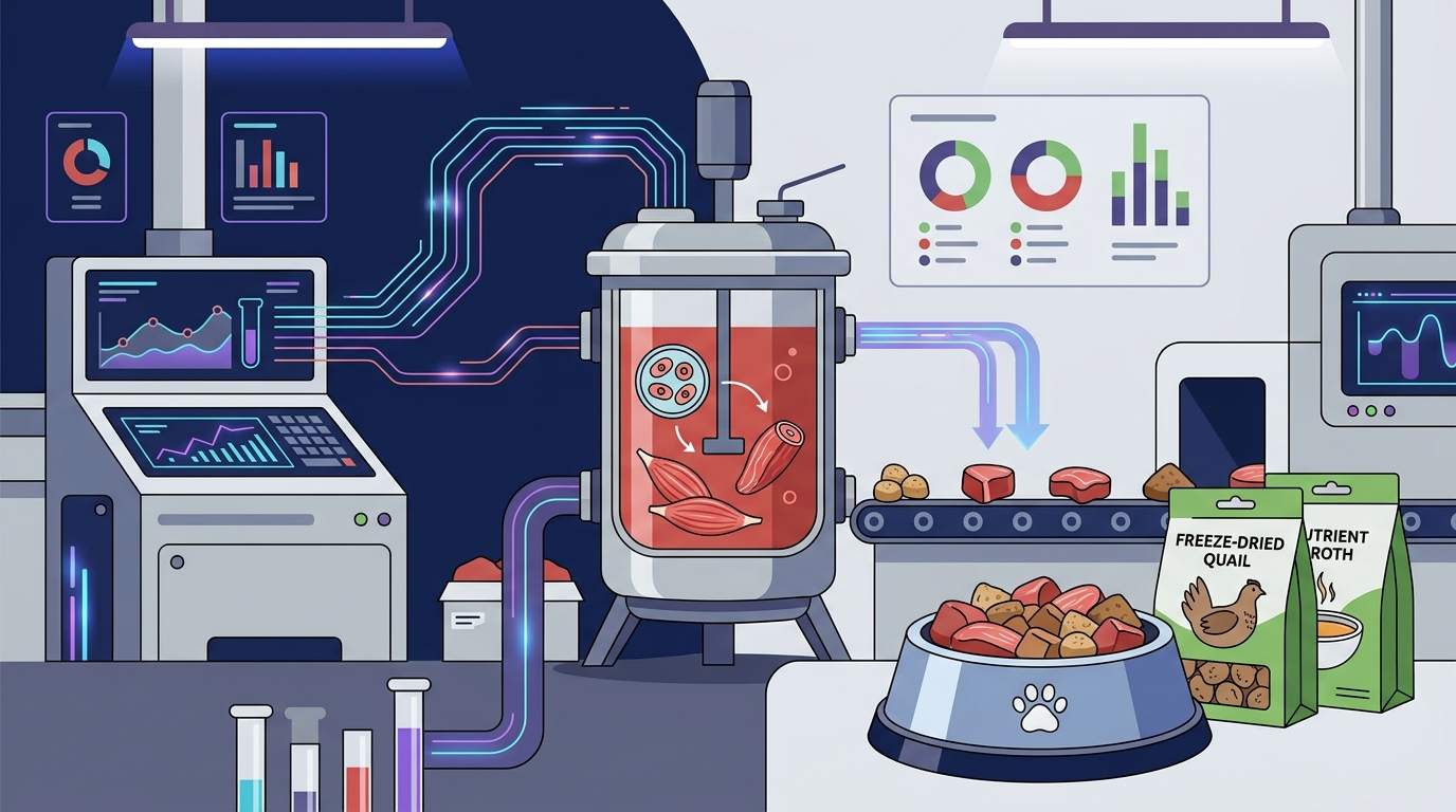 Improved Protein Ingredients for Pets: Cultivated Meat