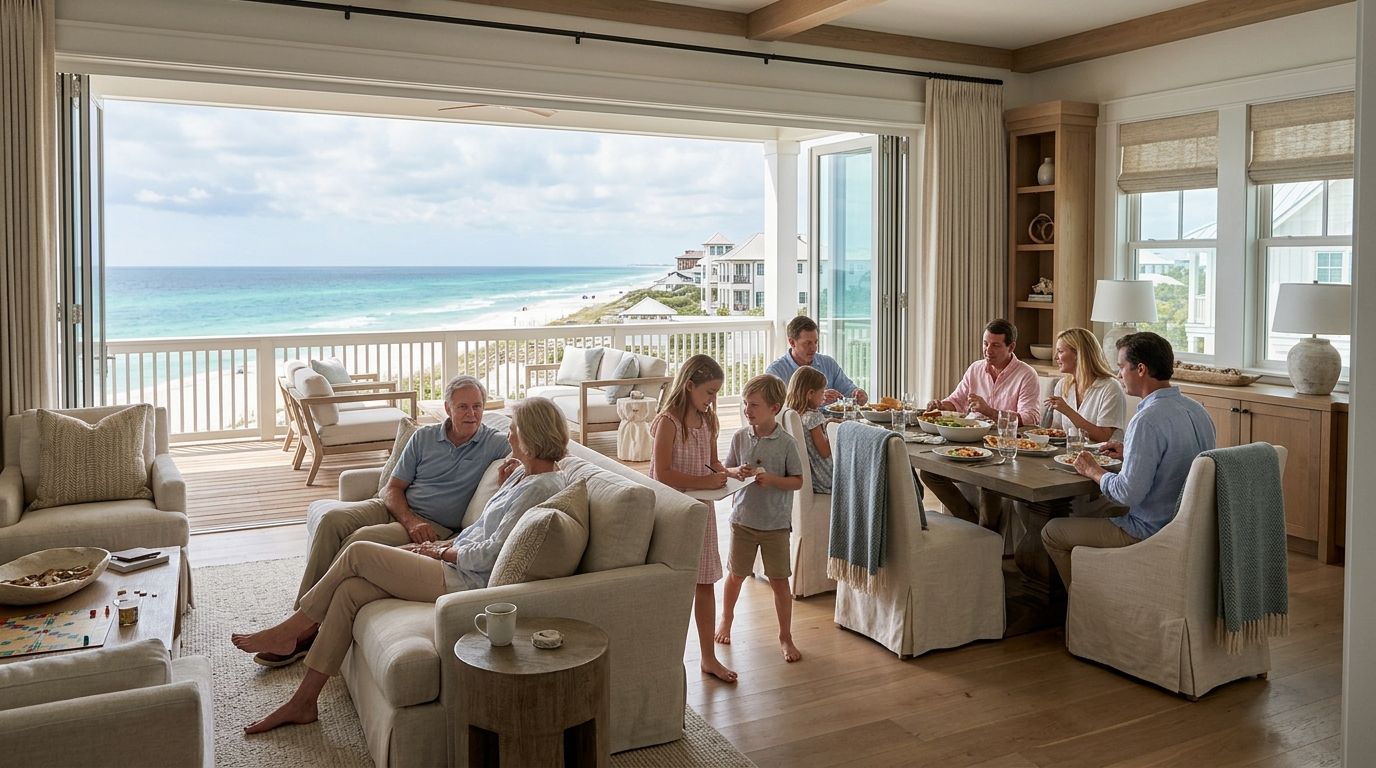 Best Vacation Rentals for Large Families in South Walton FL