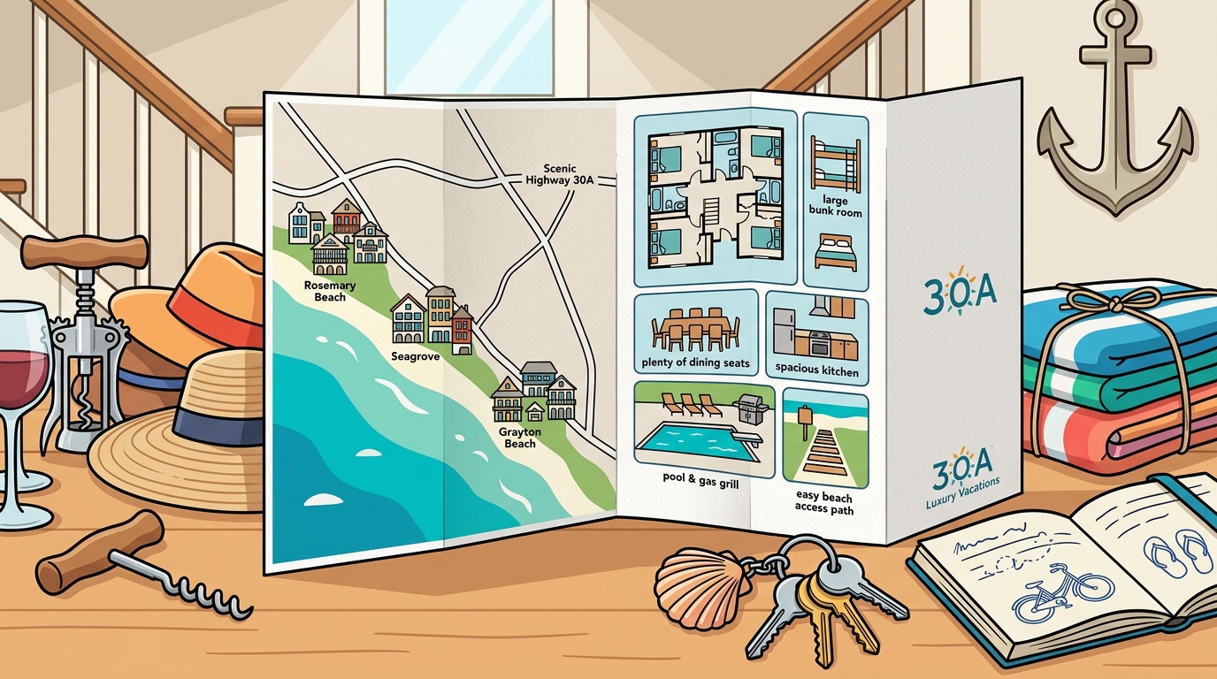 Best Vacation Rentals for Large Families in South Walton FL