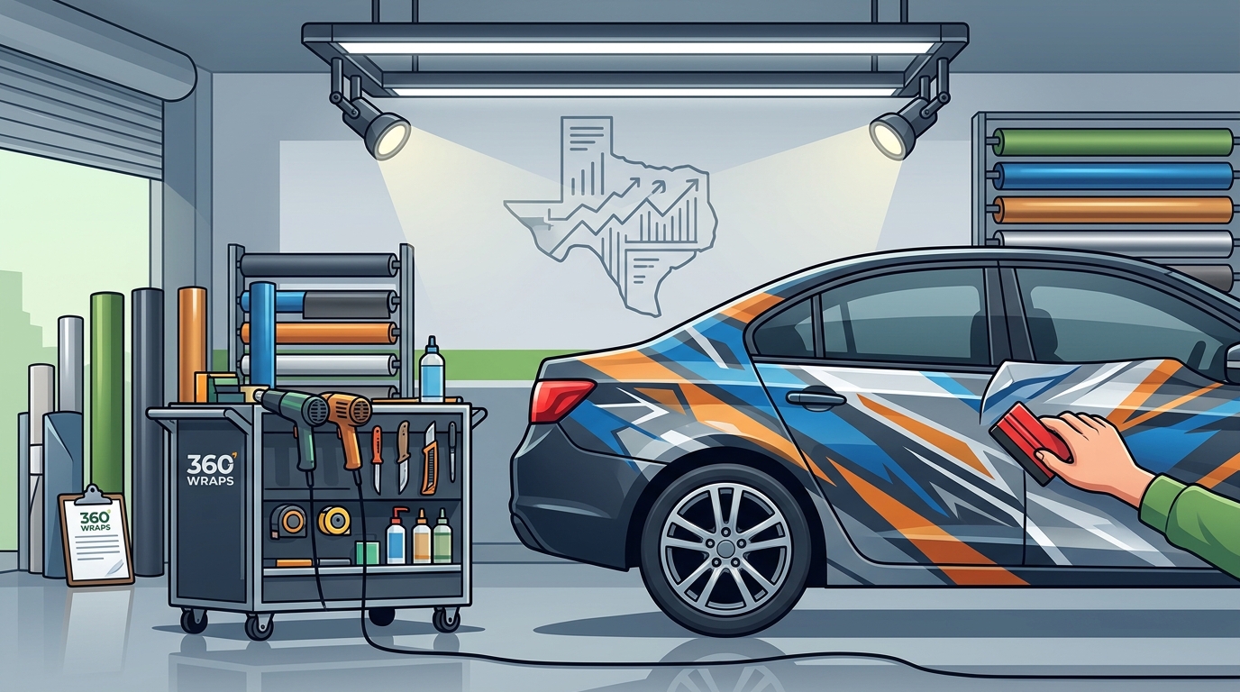 Reliable Vehicle Wrap Service in Texas: What to Look For