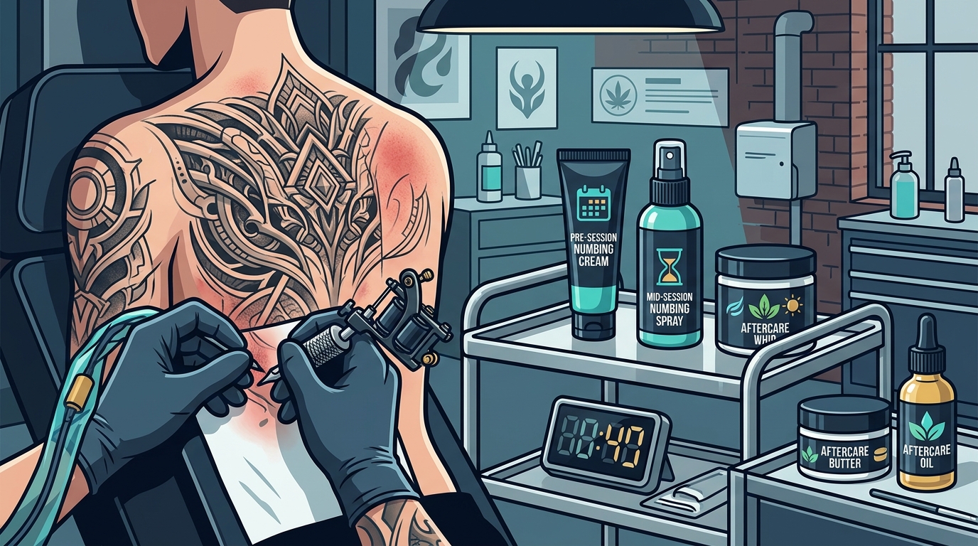 Managing Pain During a Long Tattoo Session: A Guide