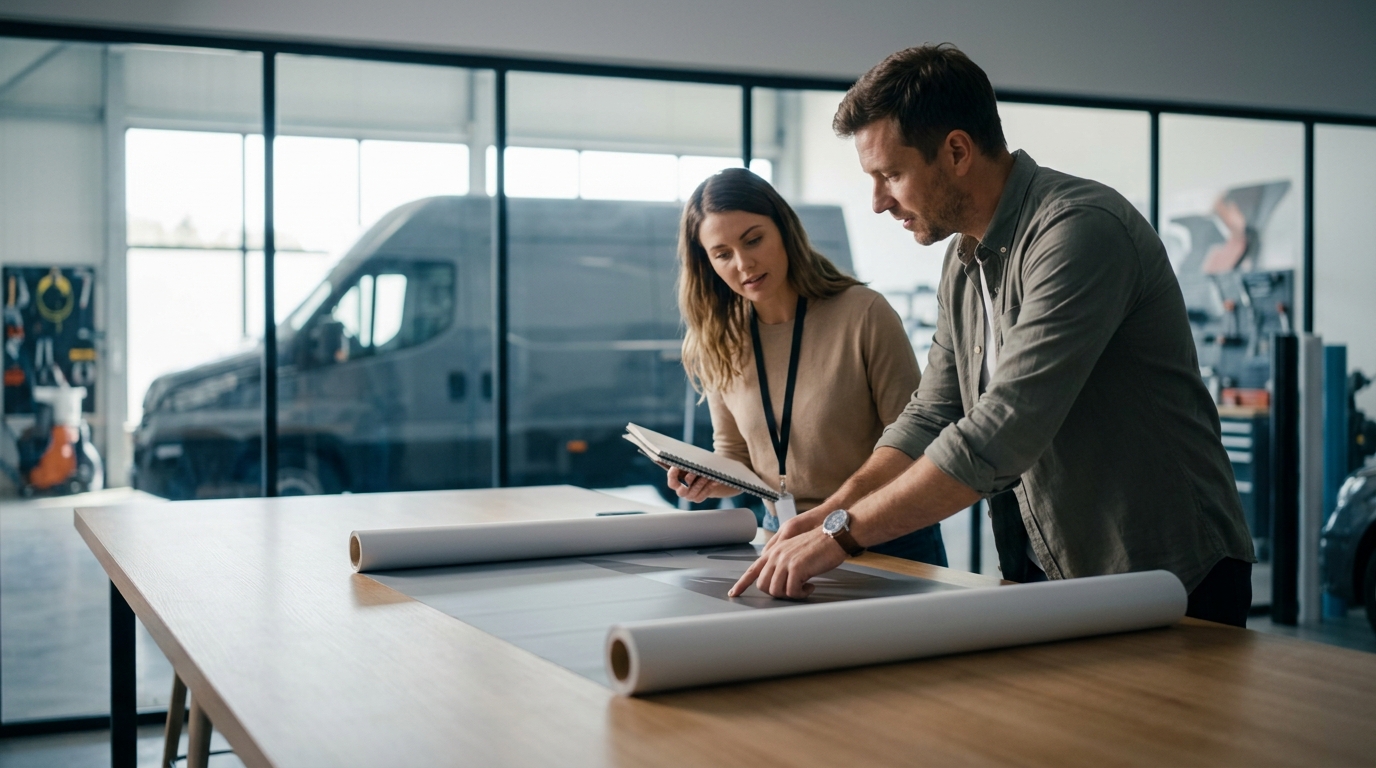 How to Design a Custom Vehicle Wrap for Your Business