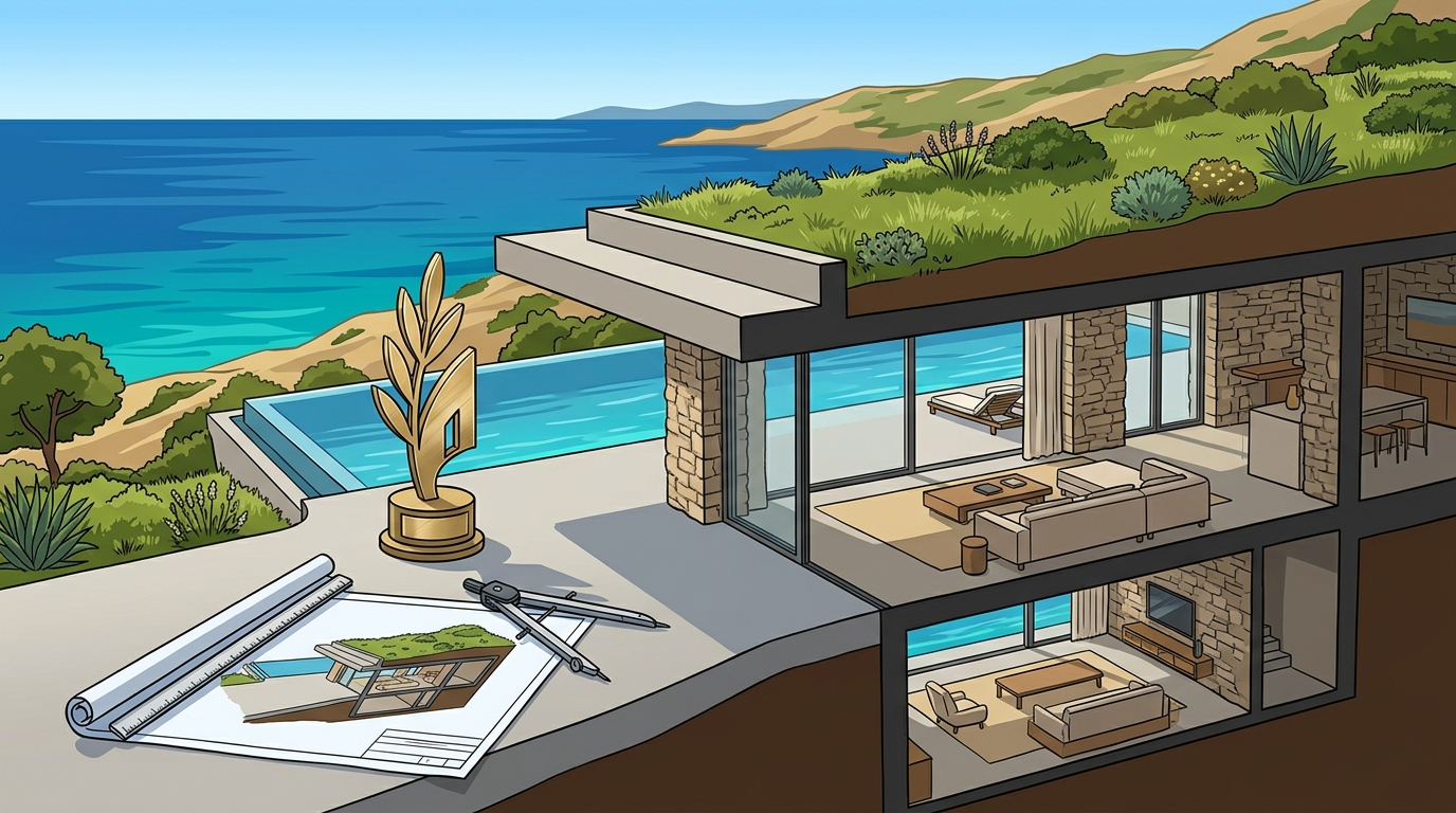 Award-Winning Subterranean Luxury Villas in Greece