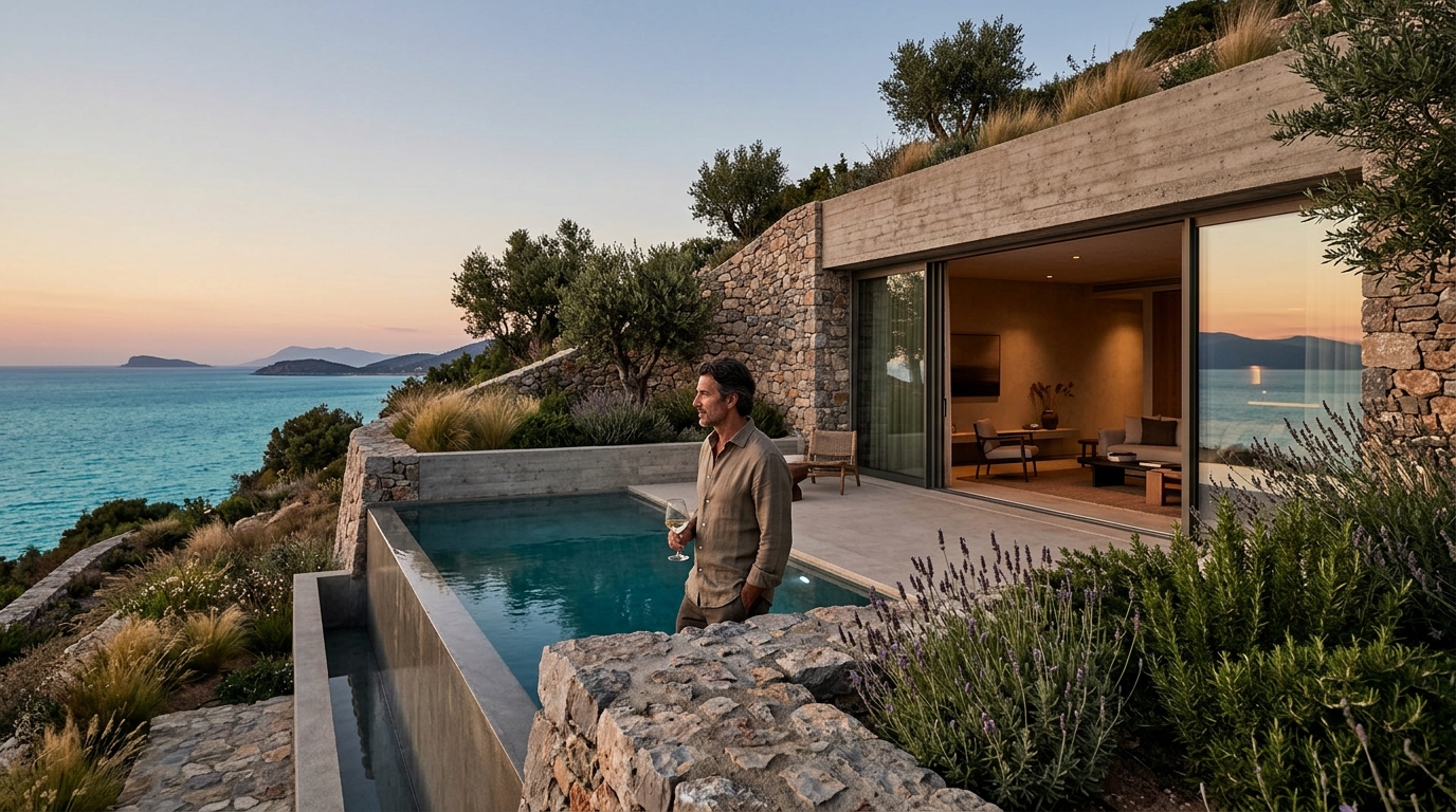 Award-Winning Subterranean Luxury Villas in Greece by ECLÉDE