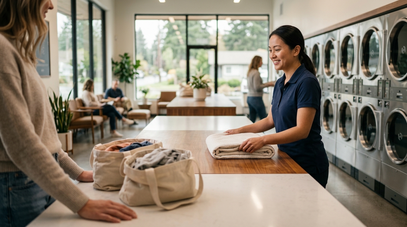 Wash Dry Fold Drop-Off Service in Shoreline, WA