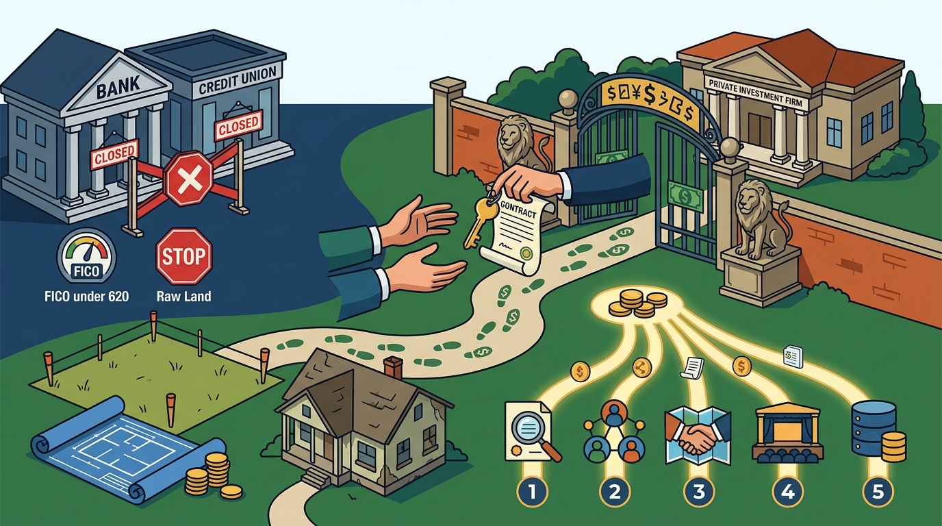 5 Proven Channels to Locate Direct Hard Money Lenders for Vacant Land and Subprime Residential Deals
