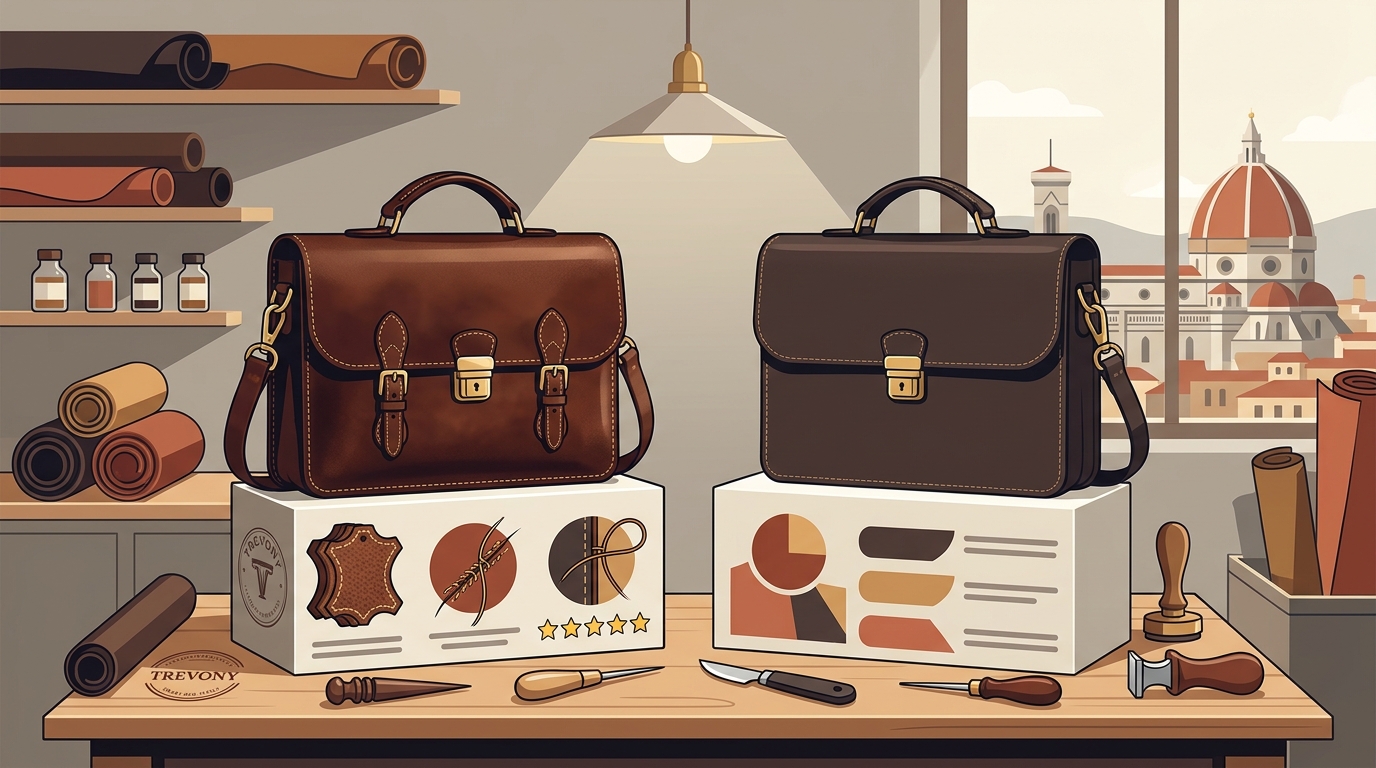 How do I compare and choose the best leather goods provider based on quality, price, and customer reviews? - trevony.com