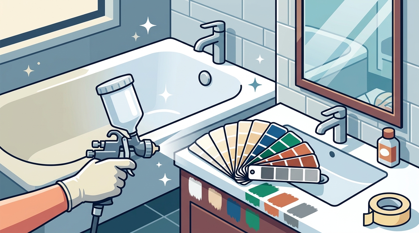 Bathtub and Sink Refinishing Color Options Explained