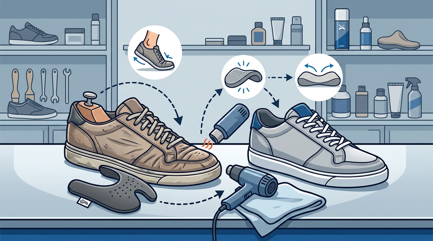 How to Remove Creases From Old Shoes Without Damage