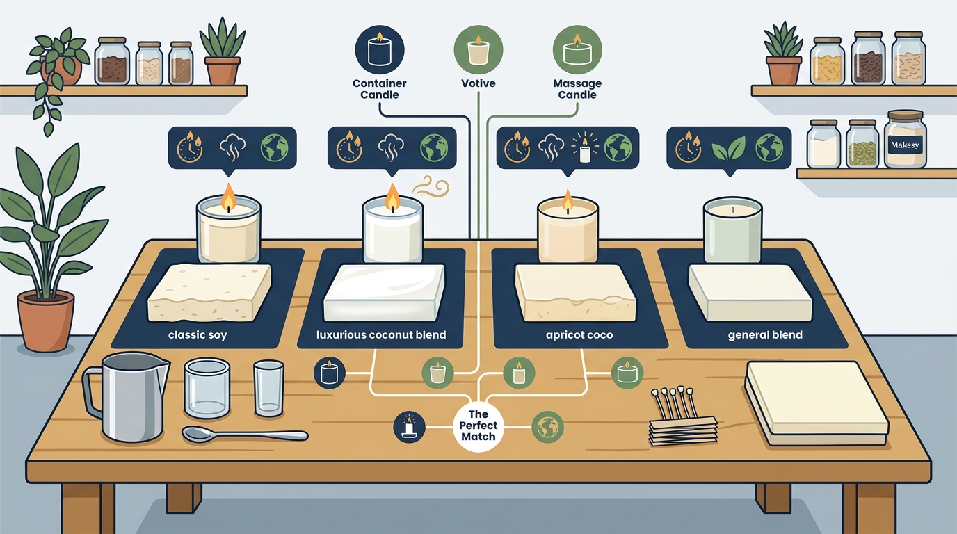 How to Choose the Right Wax for Your Candle Project